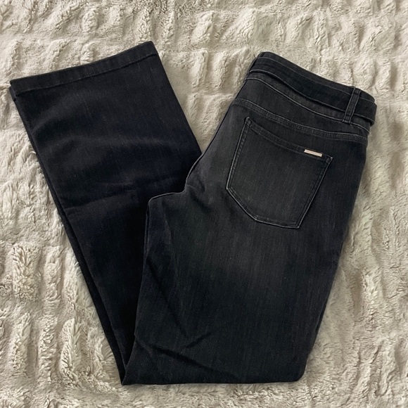 WHBM TALL Extra High Rise Skinny Flare Jeans NWT - Picture 2 of 7